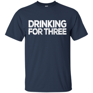 Drinking For Three T-Shirt T-Shirts - The Beer Lodge