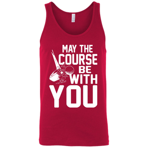 May The Course Be With you Tank Top Apparel - The Beer Lodge