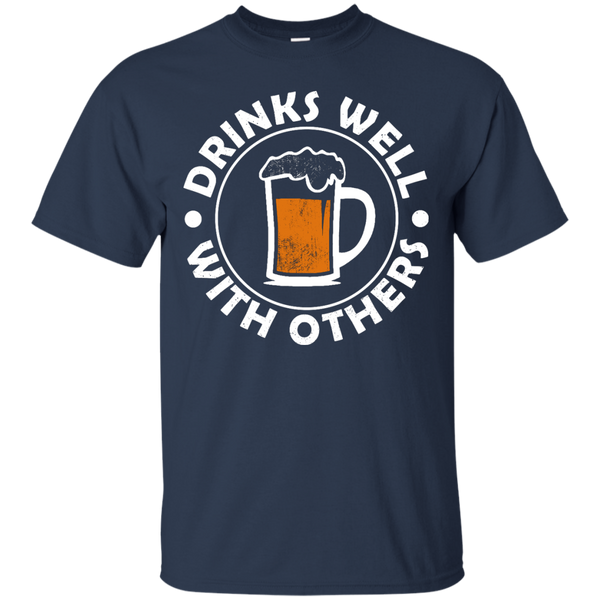 Drinks Well With Others T-Shirt Apparel - The Beer Lodge