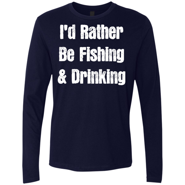 I'd Rather Be Fishing & Drinking T-Shirt Apparel - The Beer Lodge