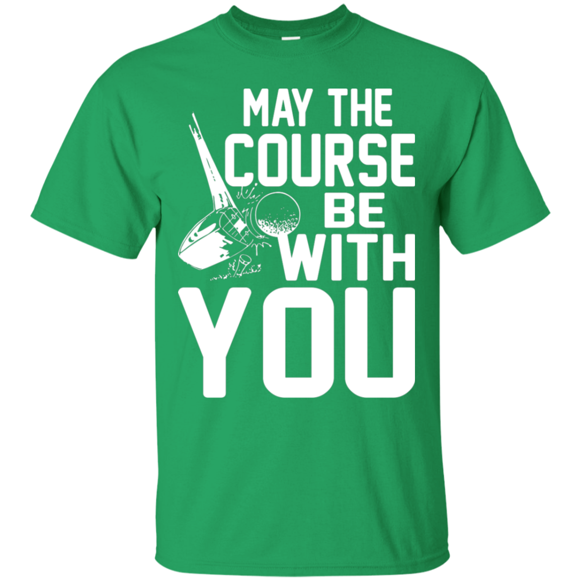 May The Course Be With You T-Shirt Apparel - The Beer Lodge