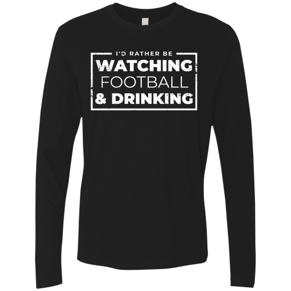 I'd Rather Be Watching Football & Drinking T-Shirt Apparel - The Beer Lodge