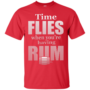 Time Flies When You're Having Rum T-Shirt Apparel - The Beer Lodge