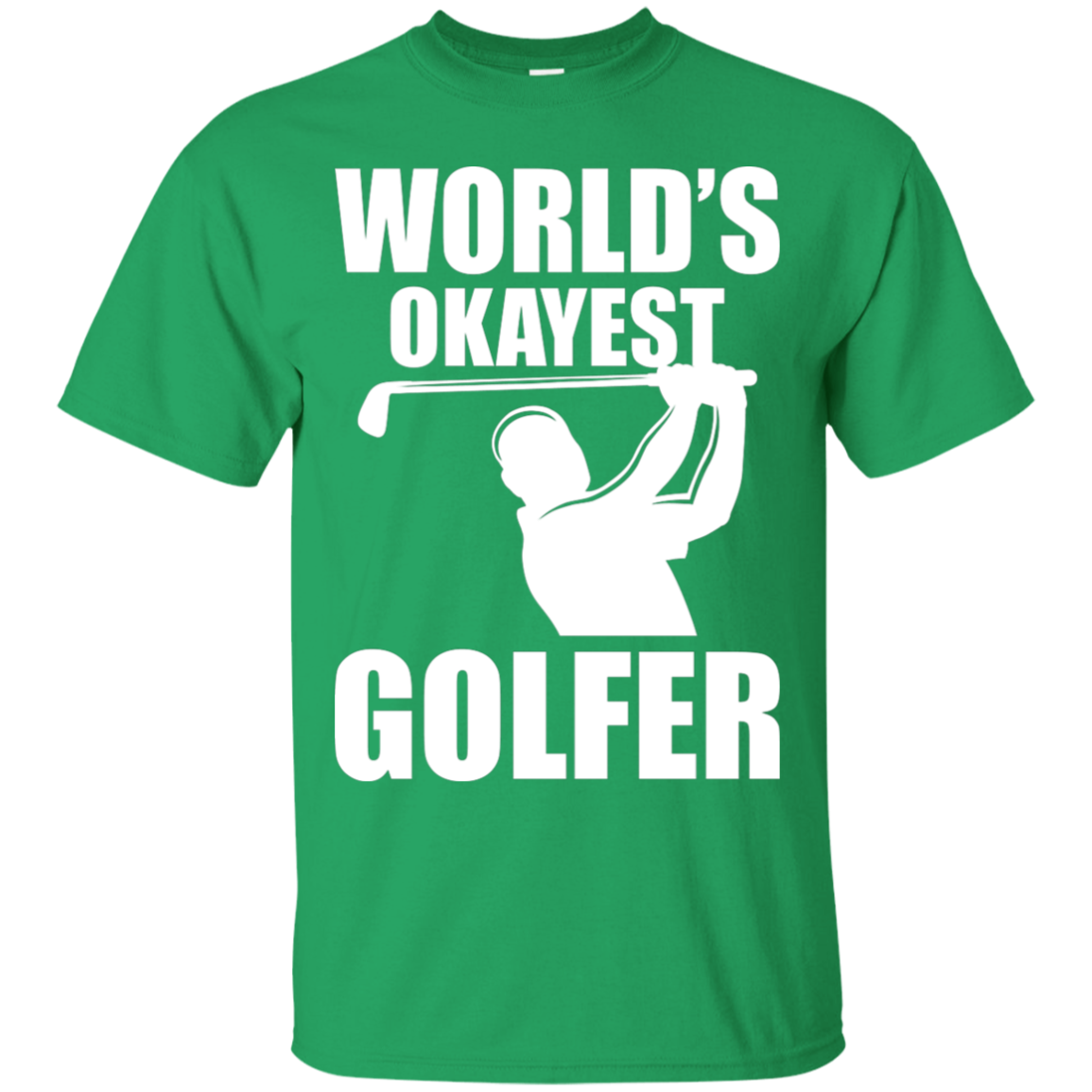 World's Okayest Golfer T-Shirt Apparel - The Beer Lodge