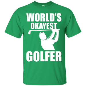 World's Okayest Golfer T-Shirt Apparel - The Beer Lodge