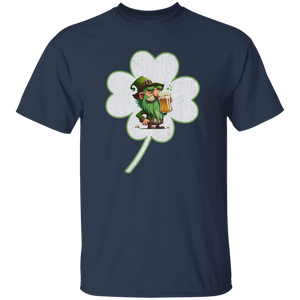 Leprechaun Gnome Drinking A Beer T-Shirt