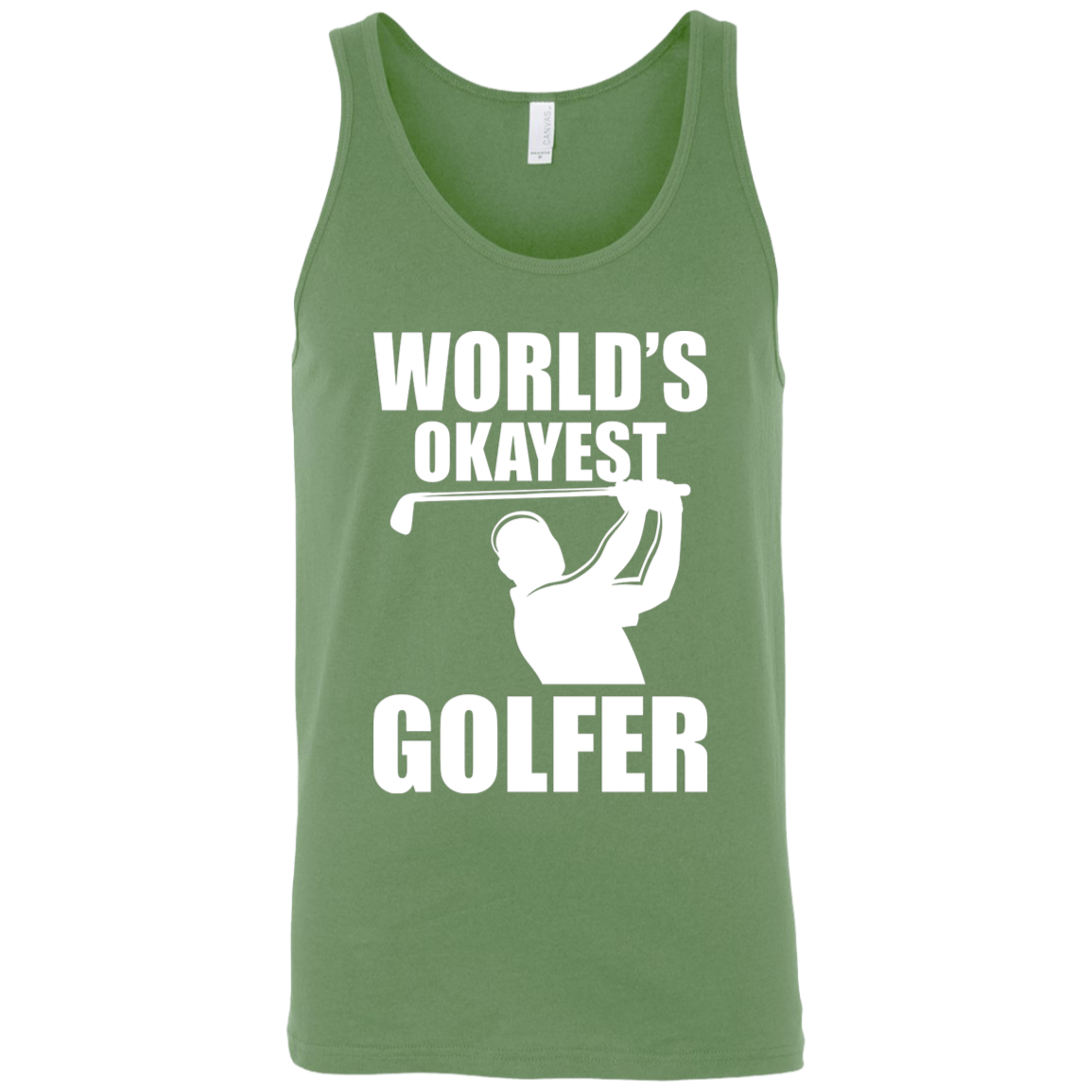 World's Okayest Golfer Tank Top Apparel - The Beer Lodge