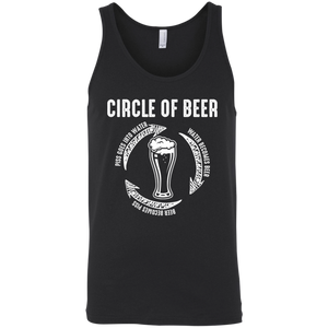 Circle Of Beer Tank Top T-Shirts - The Beer Lodge