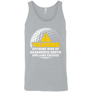 Warning Extreme Risk Of Hazardous Shots And Lame Excuses Tank Top Apparel - The Beer Lodge