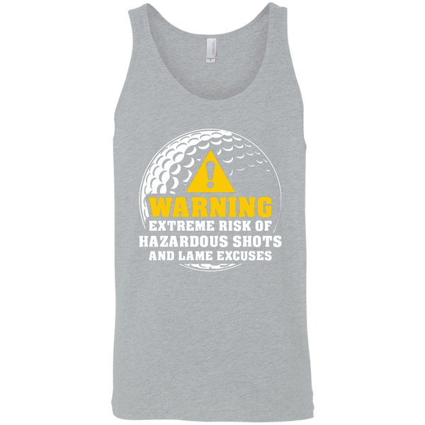 Warning Extreme Risk Of Hazardous Shots And Lame Excuses Tank Top Apparel - The Beer Lodge