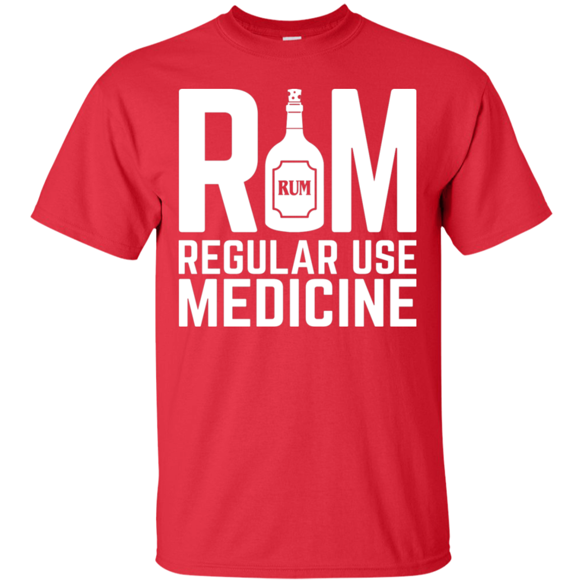 RUM Regular Use Medicine T-Shirt Apparel - The Beer Lodge