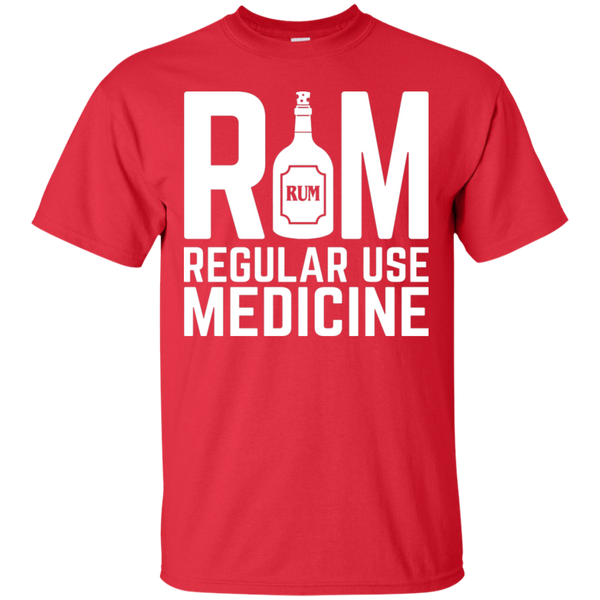 RUM Regular Use Medicine T-Shirt Apparel - The Beer Lodge