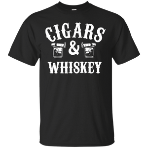 Cigars And Whiskey T-Shirt Apparel - The Beer Lodge