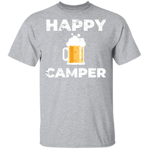 Happy Camper T-Shirt Apparel - The Beer Lodge
