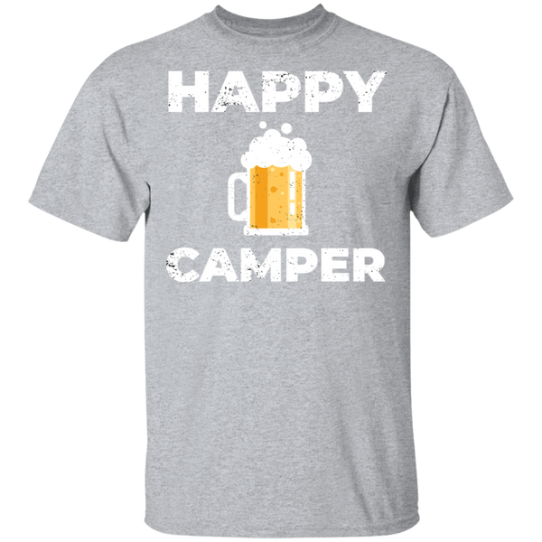 Happy Camper T-Shirt Apparel - The Beer Lodge