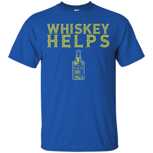 Whiskey Helps T-Shirt Apparel - The Beer Lodge