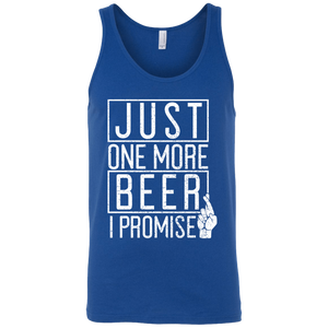 Just One More Beer I Promise Tank Top T-Shirts - The Beer Lodge
