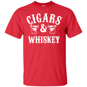 Cigars And Whiskey T-Shirt Apparel - The Beer Lodge