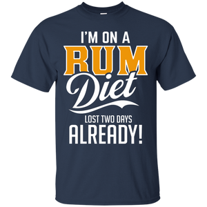 I'm On A Rum Diet T-Shirt Apparel - The Beer Lodge