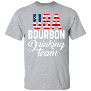 USA Bourbon Drinking Team T-Shirt Apparel - The Beer Lodge