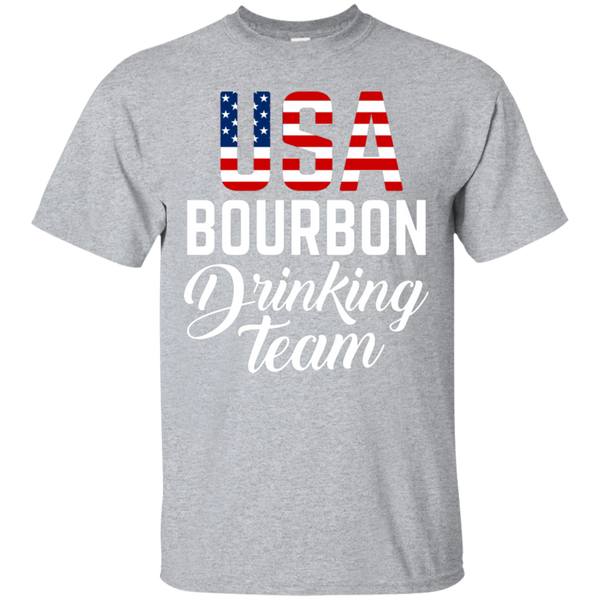 USA Bourbon Drinking Team T-Shirt Apparel - The Beer Lodge