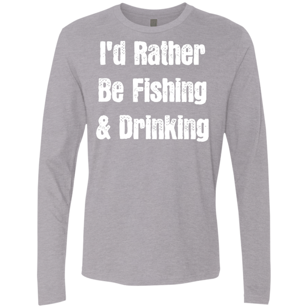 I'd Rather Be Fishing & Drinking T-Shirt Apparel - The Beer Lodge