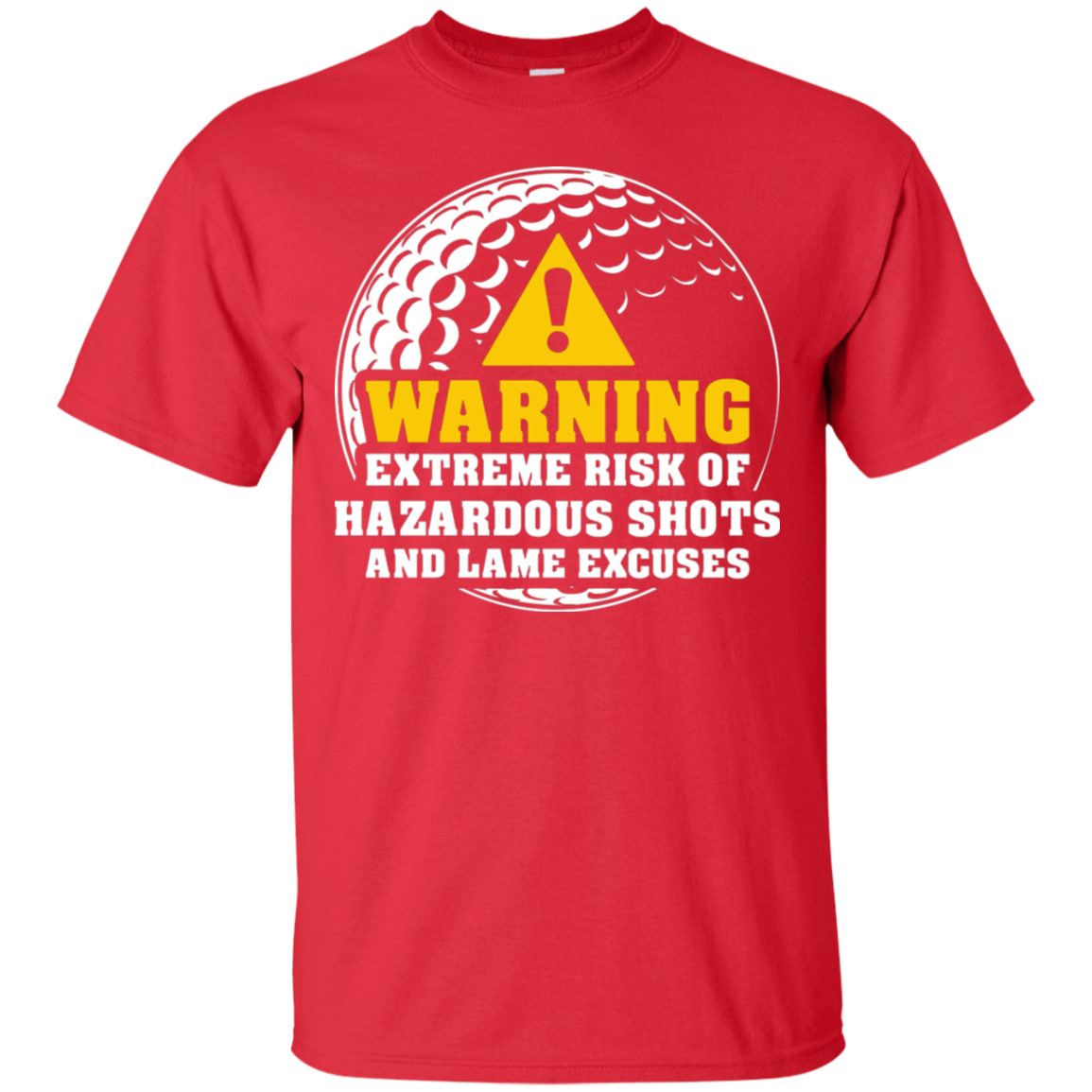 Warning! Extreme Risk Of Hazardous Shouts And Lame Excuses T-Shirt Apparel - The Beer Lodge