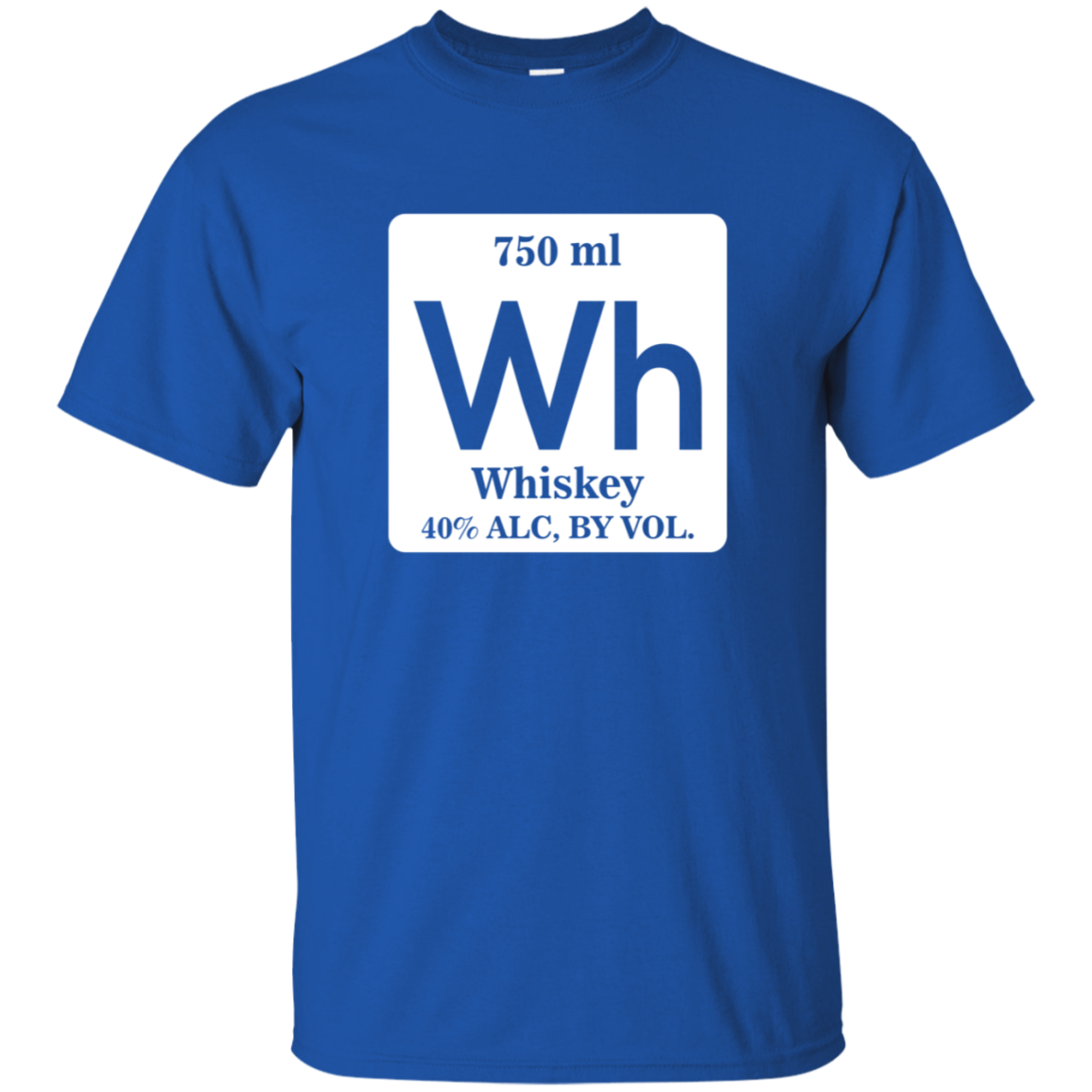 750ml Whiskey Periodic Table T-Shirt Apparel - The Beer Lodge