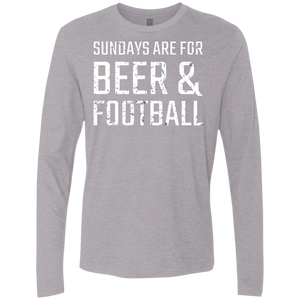 Sundays Are For Beer & Football T-Shirt Apparel - The Beer Lodge