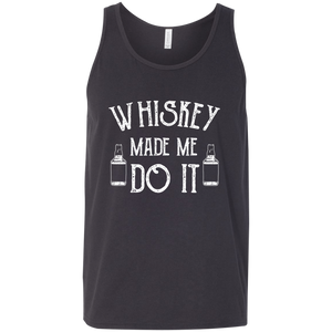 Whiskey Made Me Do It Tank Top Apparel - The Beer Lodge