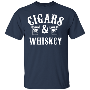 Cigars And Whiskey T-Shirt Apparel - The Beer Lodge