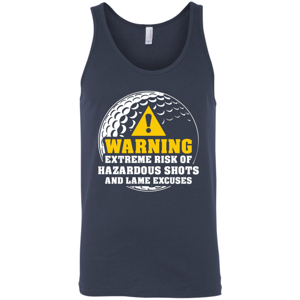 Warning Extreme Risk Of Hazardous Shots And Lame Excuses Tank Top Apparel - The Beer Lodge