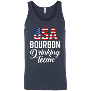 USA Bourbon Drinking Team Tank Top Apparel - The Beer Lodge