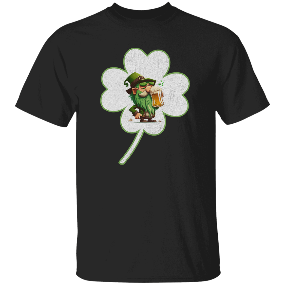 Leprechaun Gnome Drinking A Beer T-Shirt
