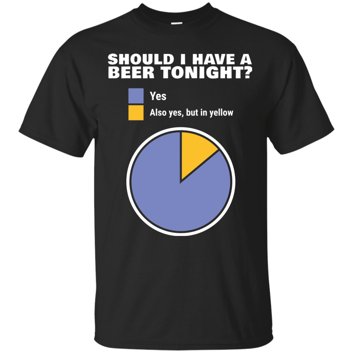 Should I have Beer Tonight T-Shirt Apparel - The Beer Lodge
