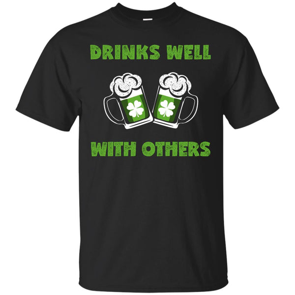 Drinks Well With Others T-Shirt Apparel - The Beer Lodge