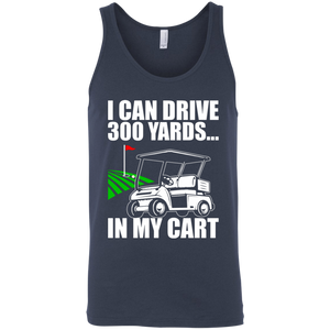 I Can Drive 300 Yards In My Cart Tank Top Apparel - The Beer Lodge