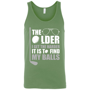 The Older I Get The Harder It Is To Find My Balls Tank Top Apparel - The Beer Lodge