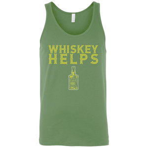Whiskey Helps Tank Top Apparel - The Beer Lodge