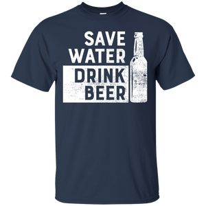 Save Water Drink Beer T-Shirt Apparel - The Beer Lodge