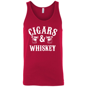 Cigars And Whiskey Tank Top Apparel - The Beer Lodge