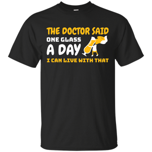 One Glass A Day T-Shirt Apparel - The Beer Lodge
