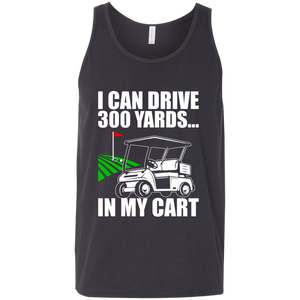 I Can Drive 300 Yards In My Cart Tank Top Apparel - The Beer Lodge