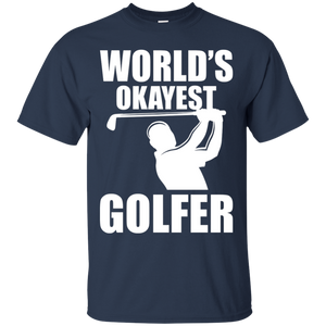 World's Okayest Golfer T-Shirt Apparel - The Beer Lodge
