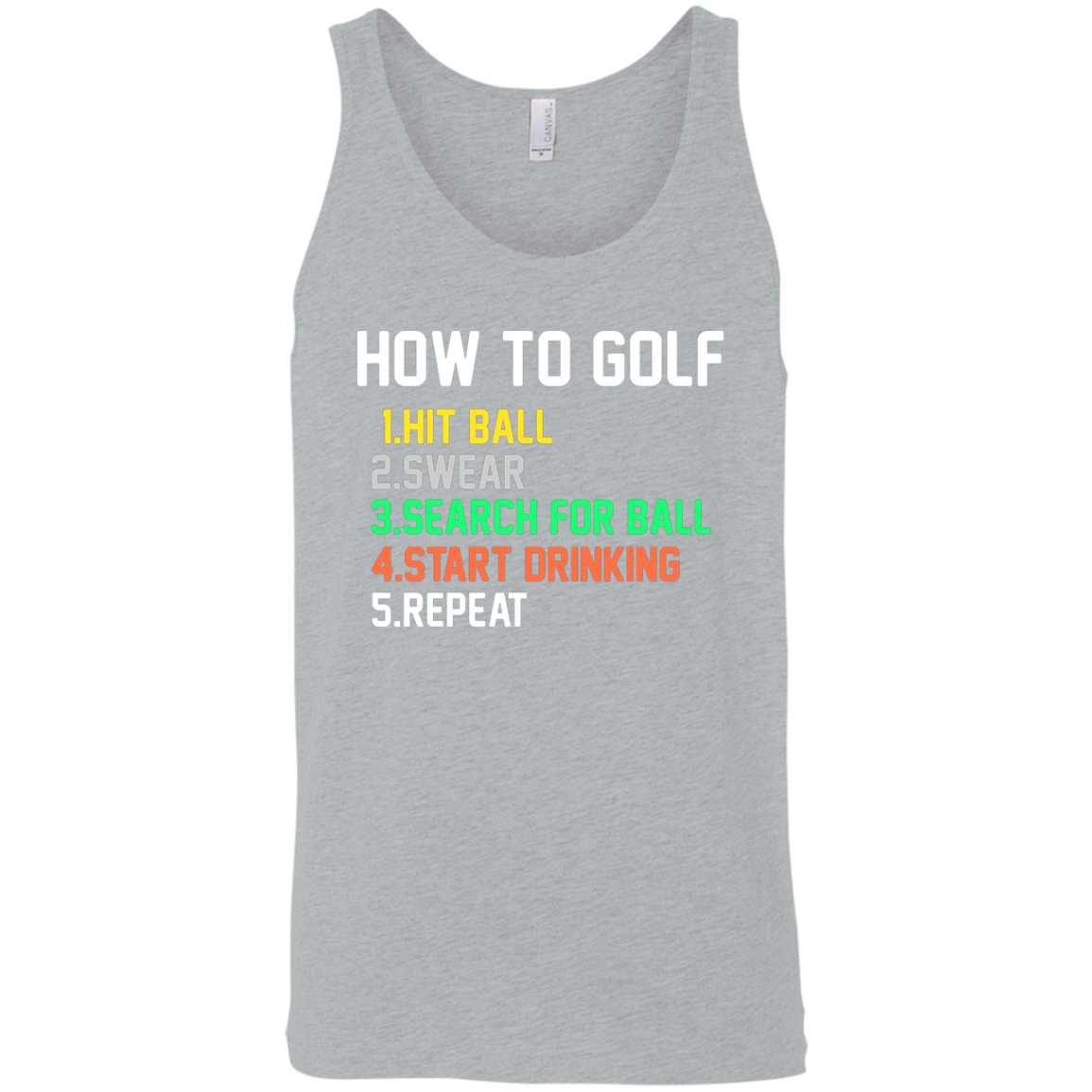 How To Golf Tank Top Apparel - The Beer Lodge