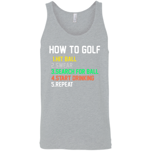 How To Golf Tank Top Apparel - The Beer Lodge