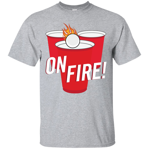 On Fire T-Shirt Apparel - The Beer Lodge