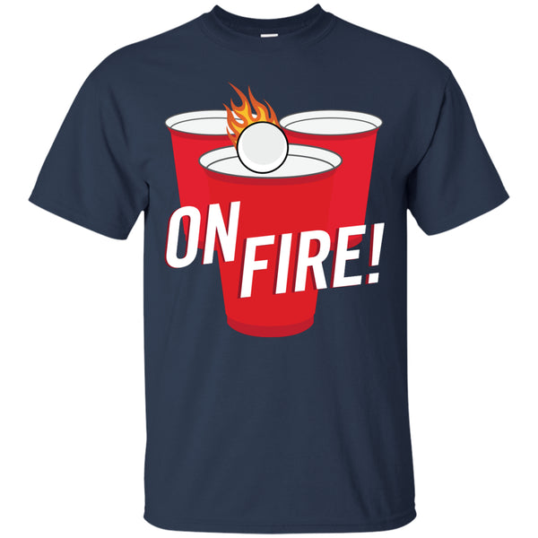 On Fire T-Shirt Apparel - The Beer Lodge