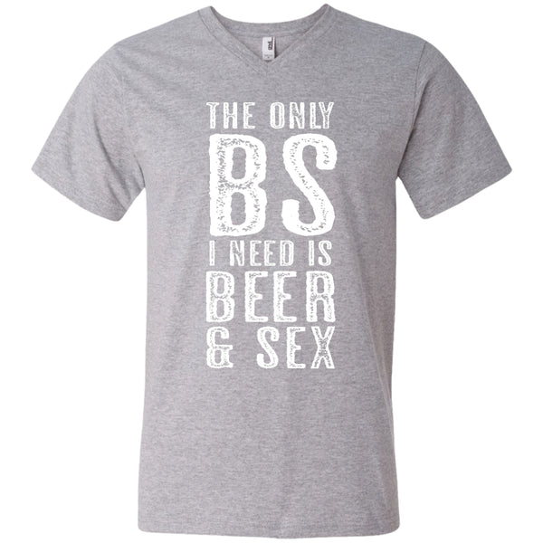 The Only BS I Need is Beer and Sex T-Shirt Apparel - The Beer Lodge